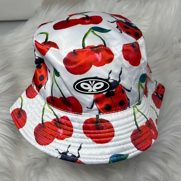 Zumiez Accessories - Zumiez Petals And Peacocks cherries and ladybugs Bucket Hat